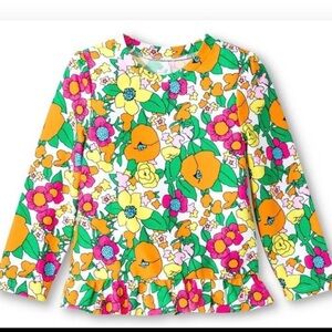 Circo Rashguard with Ruffle Size 5T